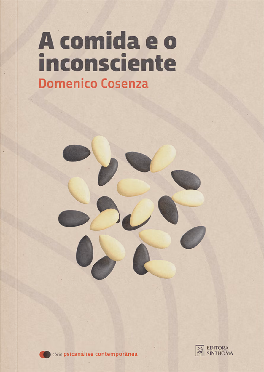 Capa do livro Fundamentos da Psicanálise Repetição, autor Richard Simanke, com padrão de círculos pretos e fundo branco com barra lateral roxa.