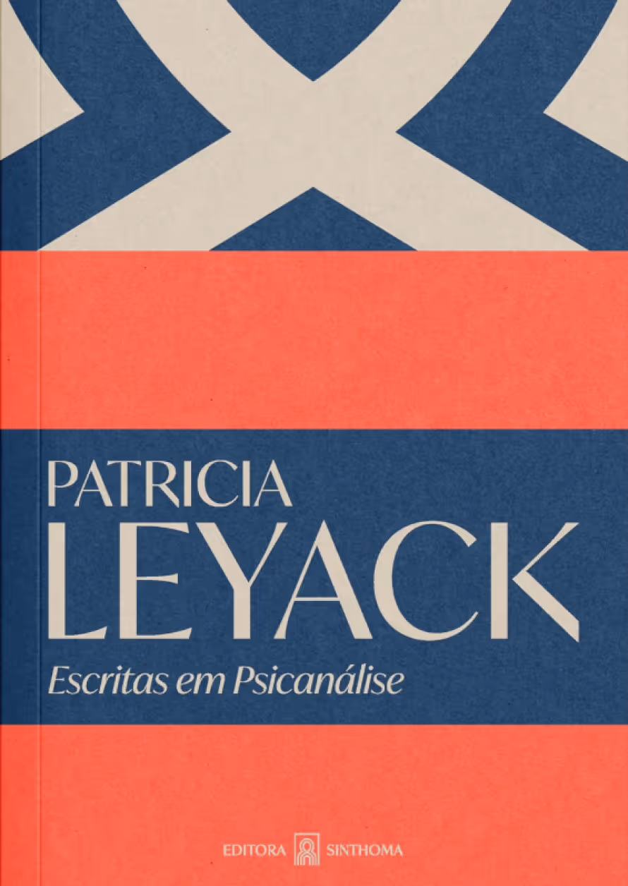 Capa do livro 'Amor de Transferência' de Josiane Orvatich, com logotipo da Editora Sinthoma e design de três formas vermelhas abstratas.