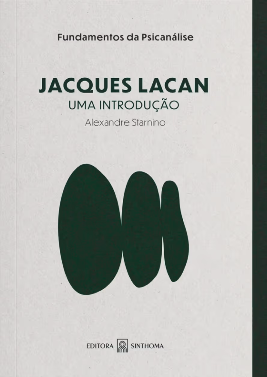 Capa do livro 'Amor de Transferência' de Josiane Orvatich, com logotipo da Editora Sinthoma e design de três formas vermelhas abstratas.