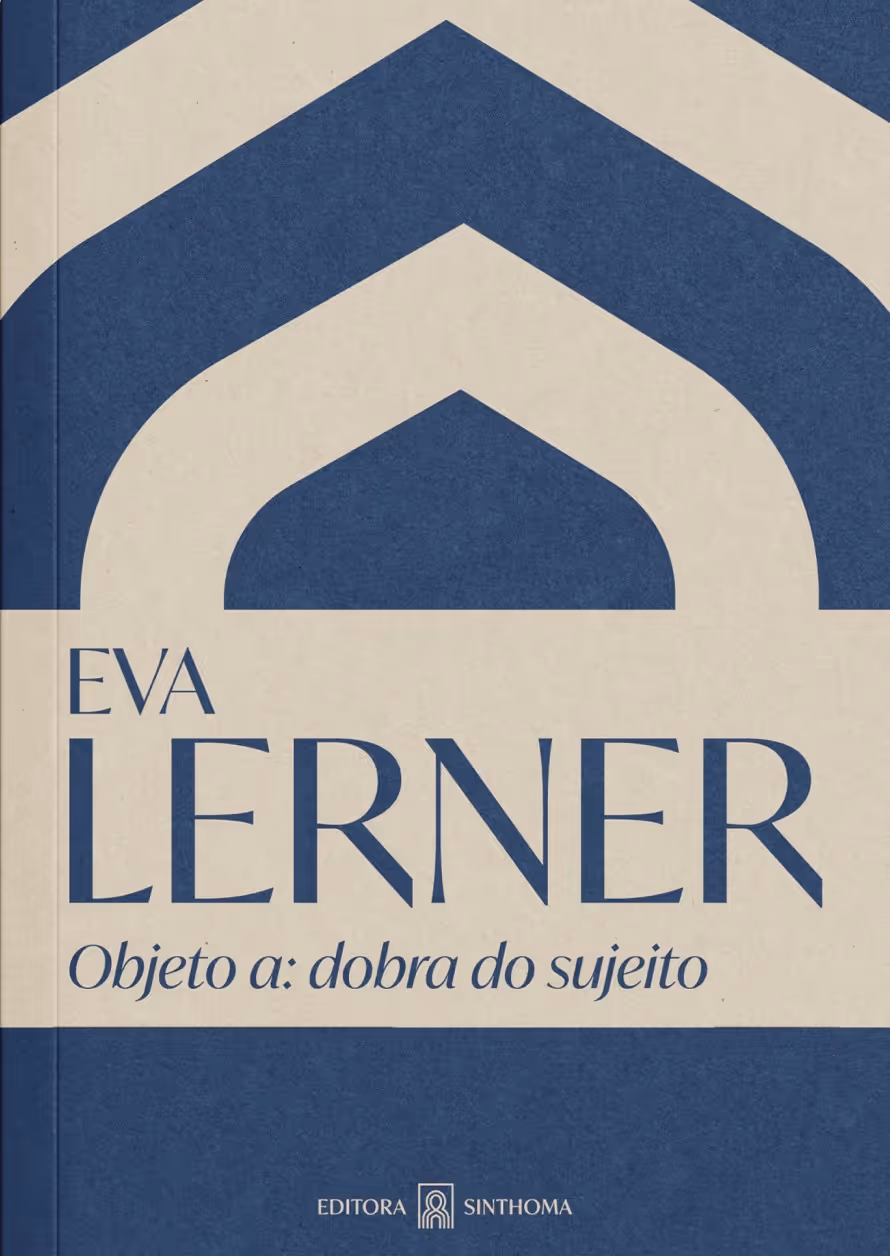 Capa do livro 'Amor de Transferência' de Josiane Orvatich, com logotipo da Editora Sinthoma e design de três formas vermelhas abstratas.