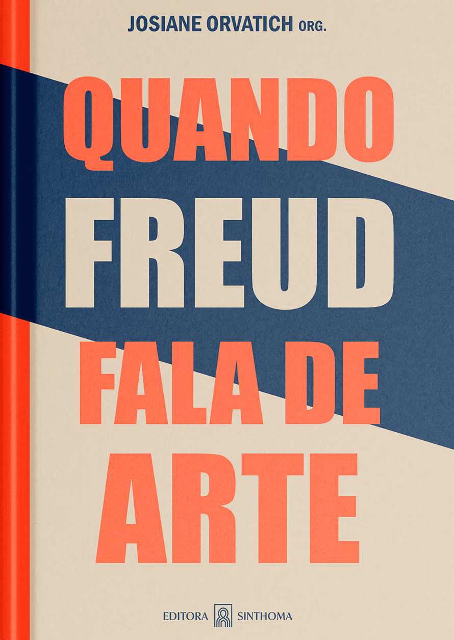 Capa do livro 'Jacques Lacan: Uma Introdução' de Alexandre Starinno, com formas geométricas ovaladas e fundo cinza claro.
